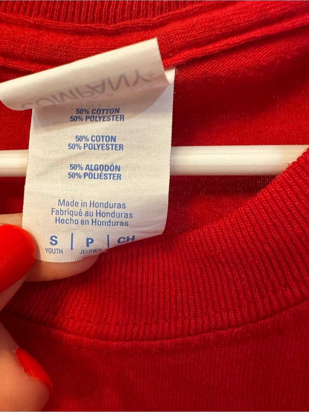 Red Kids Graphic Tee - "Who Would Win" Size S - Picture 3 of 3